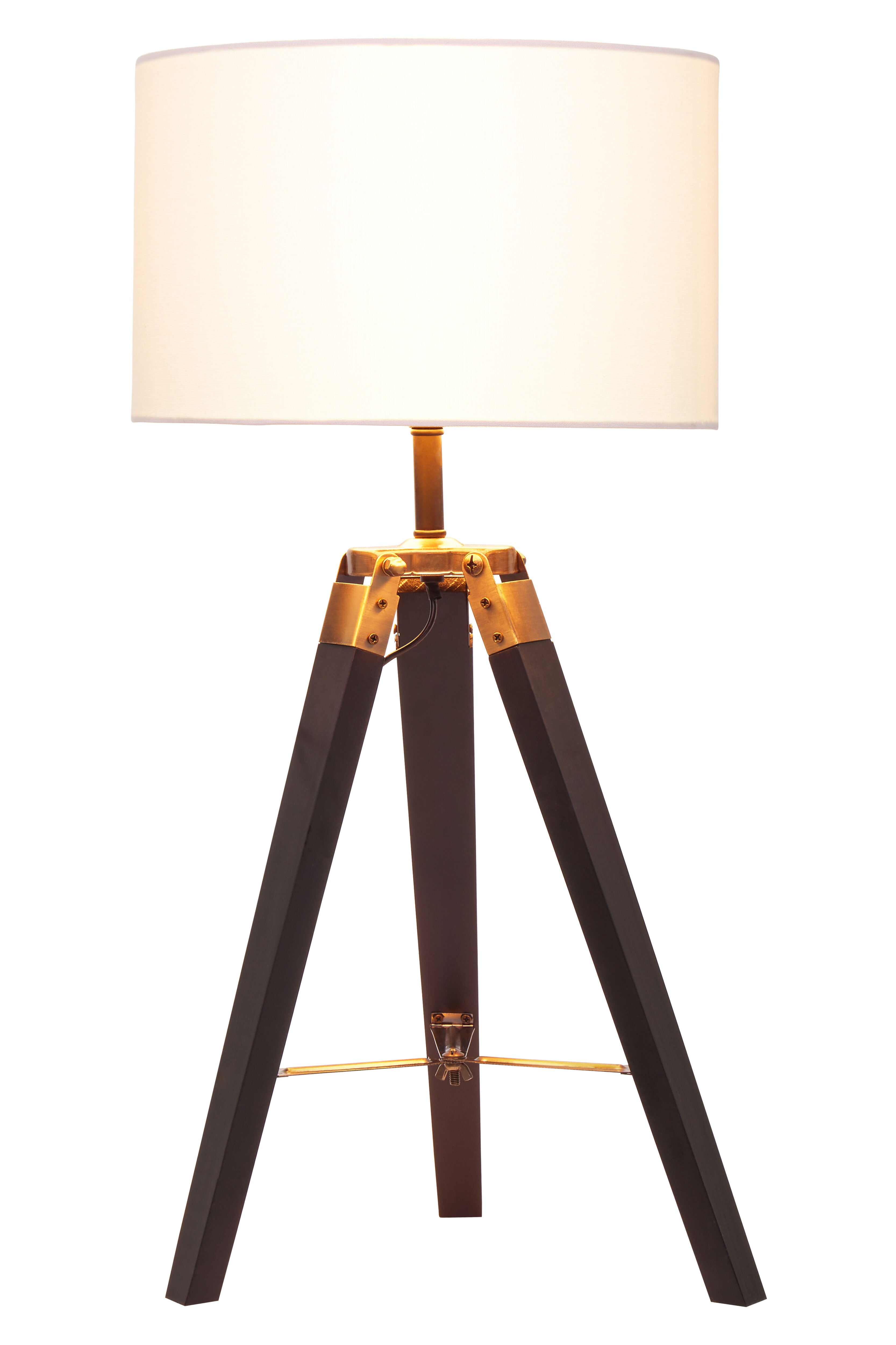 Chelsea Tripod Table Lamp With Black Base